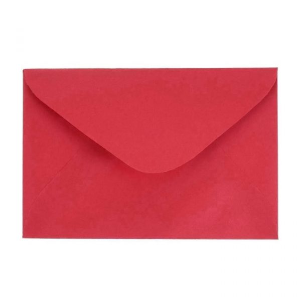 Envelope Visita Colorido Vermelho Tóquio C/100 Unidades Scrity CCP45017