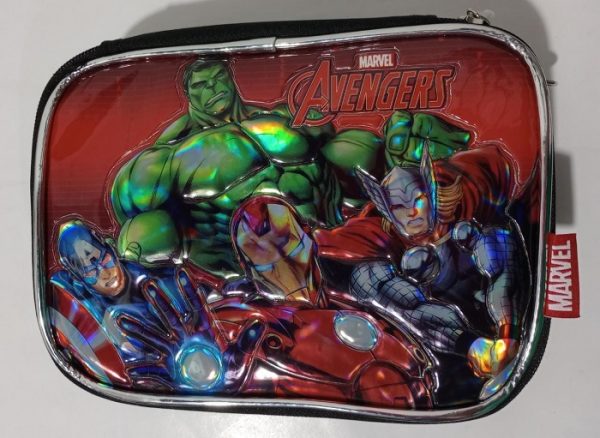 Estojo Box Marvel Avengers Luxcel Preto EI38035AGPT