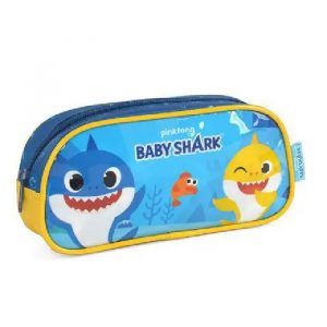 Estojo Luxcel Baby Shark Simples EI36804BSAM