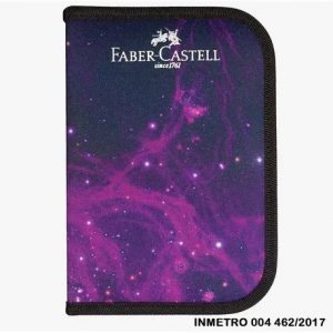 Estojo Nylon Ziper Faber Castell Cosmic 182221
