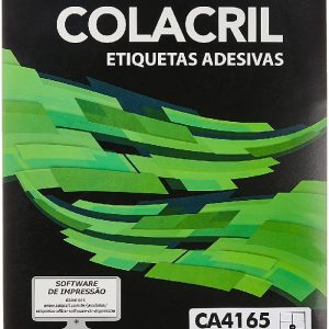 Etiqueta Adesiva A4 InkJet e Laser 99,1x67,7mm Branco CA4165 C/10Fls