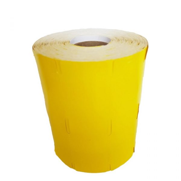 Etiqueta Adesiva para Gôndola 105 x 30 mm Amarelo Com 1000 Unidades - Thermoflexo