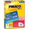 Etiqueta Ink-Jet + Laser Carta 84,67 x 101,6mm 6184 c/100 Fls - Pimaco