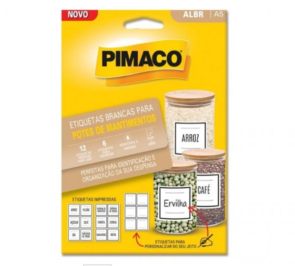 Etiqueta Pimaco A5 ALBR 03Fls 70x68mm