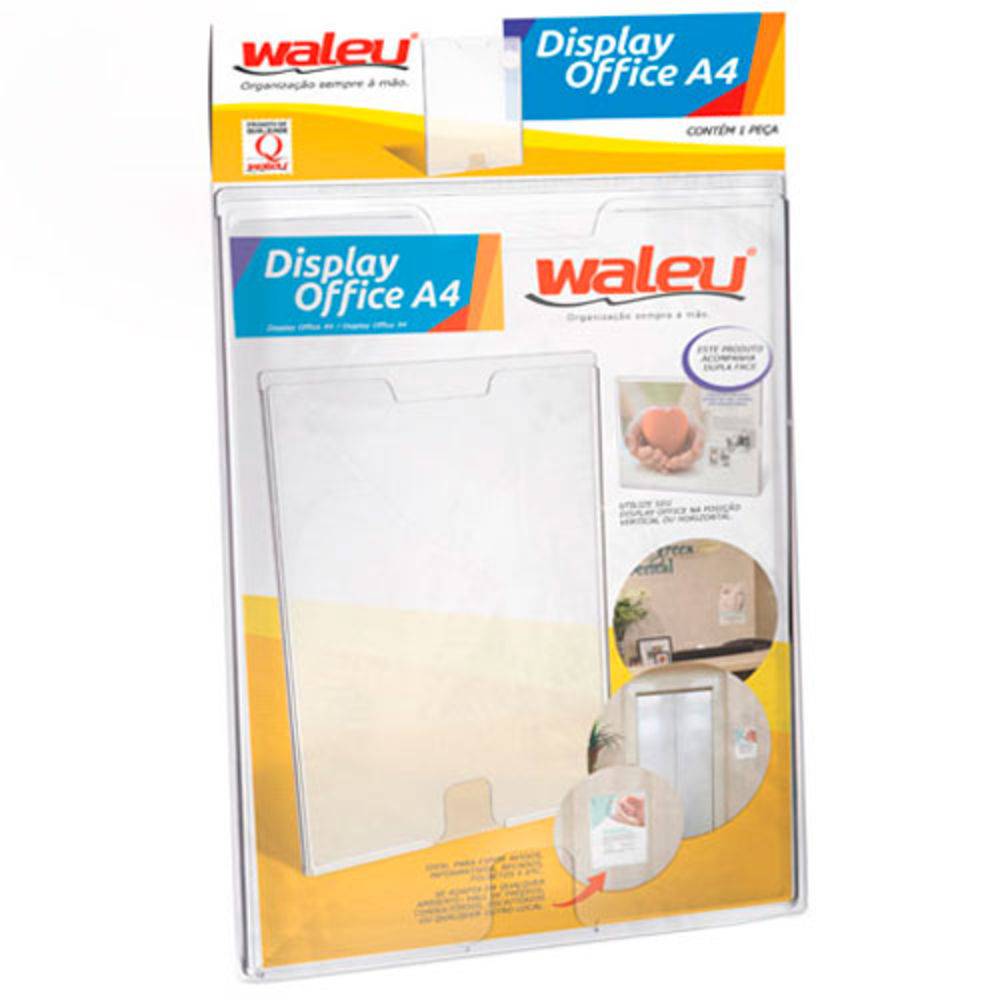 Quadro Multiuso A4 Cristal Display Office Waleu 10090009 Papelaria Criativa 5413