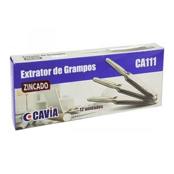EXTRATOR GRAMPO ESPATULA ZINCADO CAVIA CX12 CA111