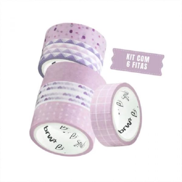 Fita Adesiva Brw Washi Tape Pastel 15mmx5m Sortidas WT1515