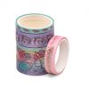 Fita Adesiva Brw Washi Tape Unicórnio 5MMX3M/10MMX3M/15MMX3M/25MMX3M/30MMX3M WT0912