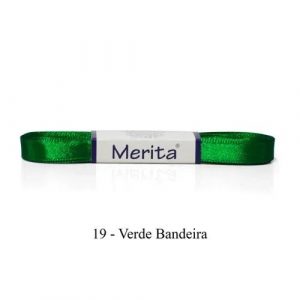 Fita Cetim Verde Bandeira 9,5mm C/10 Metros - Merita 209 FCS010/09