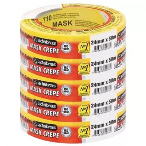 Fita Crepe 24x50 Adelbras Mask 710 C/5 Unidades