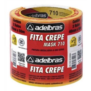 Fita Crepe 48x50 Adelbras Mask 710 C/2 Unidades