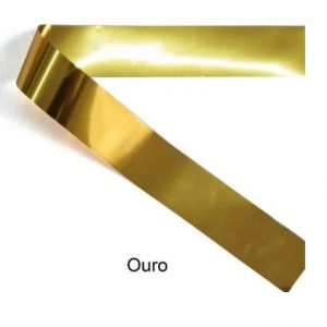 Fita Metaloide 30mm Ouro 50 Metros Lantecor