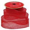 Fita Presente Aramada 38mm Glitter Vermelho Rolo 9,14Mts - Cromus 1026267