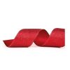 Fita Presente Aramada 38mm Glitter Vermelho Rolo 9,14Mts - Cromus 1417625