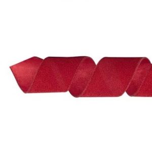 Fita Presente Aramada 63mm Glitter Vermelho Metro - Cromus 1026268