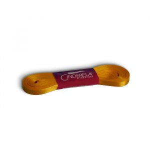 Fita Presente Cetim Cinderela Amarelo Ouro 005 10mm N°2 Rolo 10 Metros