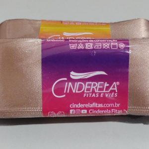 Fita Presente Cetim Cinderela Chocolate 026 38mm N°9 Rolo 10 Metros