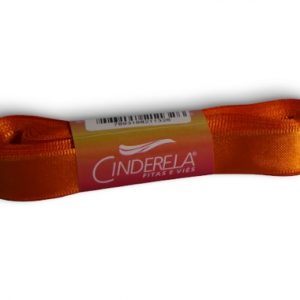 Fita Presente Cetim Cinderela Laranja 037 15mm N°3 Rolo 10 Metros