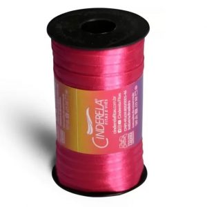 Fita Presente Cetim Cinderela Pink 041 07mm N°1 Rolo 100 Metros