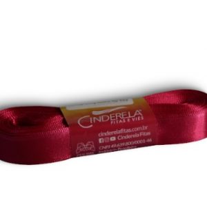 Fita Presente Cetim Cinderela Pink 041 15mm N°3 Rolo 10 Metros