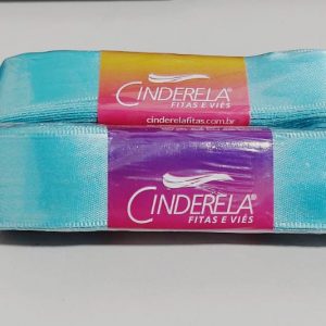 Fita Presente Cetim Cinderela Tiffany 095 15mm N°3 Rolo 10 Metros