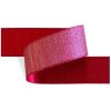 Fita Presente Cetim Lurex Cinderela Vermelho 008 22mm N°5 Metro