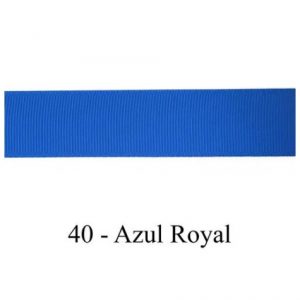 Fita Presente Gorgurão Merita 38mm Azul Royal 40 Metro 800/38