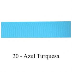 Fita Presente Gorgurão Merita 38mm Azul Turquesa 20 Rolo 50Mts 800/38