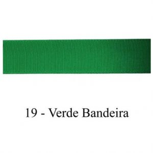 Fita Presente Gorgurão Merita 38mm Verde Bandeira 19 Metro 800/38