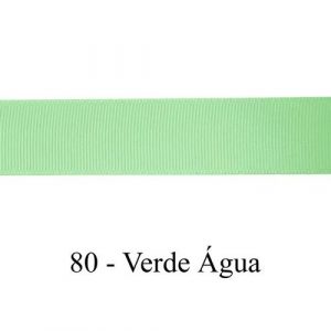 Fita Presente Gorgurão Merita N°2 10mm Verde Água Metro FPG800/10