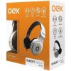 FONE DE OUVIDO OEX HEADSET GROOVE MICROFONE DOBRAVEL HANDS FREE ALTA DEFINICAO BRANCO HP102