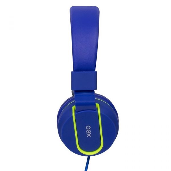 Fone Headset Oex Fluor Stereo Com Microfone Azul HS107
