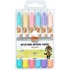 Giz De Cera Brw Retrátil Aquarelável Pastel C/6 Cores GZ0006