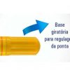 Giz De Cera Brw Retrátil Aquarelável Pastel C/6 Cores GZ0006