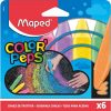 Giz De Cera De Chão Maped 6 Cores Color Peps 936010