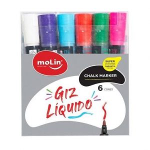Giz líquido Chalk Maker C/06 Cores 10070