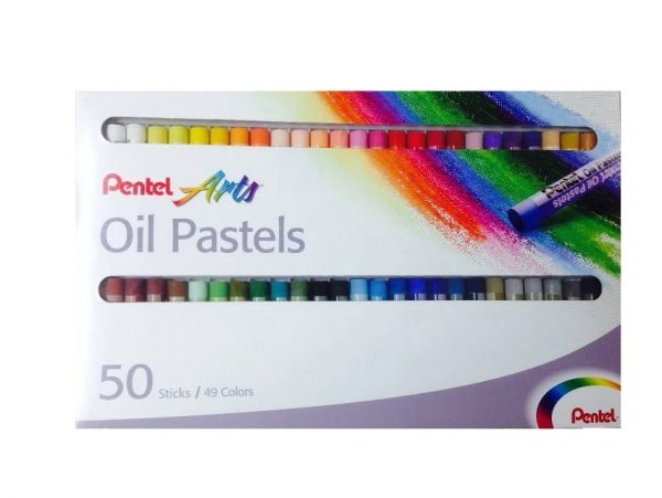 Giz Pastel Oleoso Pentel Arts 50 Cores PHN50U