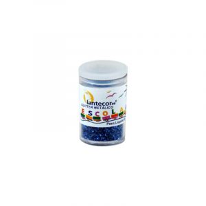 Glitter Metalizado Azul Royal Pote 03g Lantecor 4321