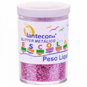 Glitter Metalizado Rosa Pote 03g Lantecor 4336