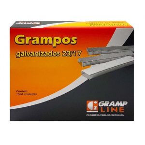 Grampo 23/17 Galvanizado C/1000 Unidades - Gramp Line