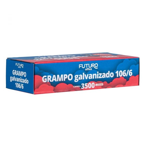 Grampo Futuro Galvanizado 106/6 Rocama C/3500 Unidades FO262204
