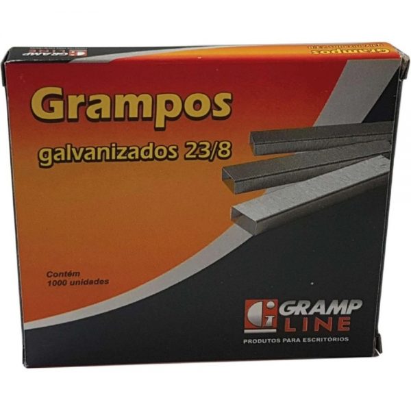 GRAMPO GRAMP LINE 23/8 GALVANIZADO 1000UND