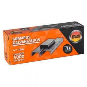 GRAMPO JOCAR 26/6 GALVANIZADO CX5000 93010