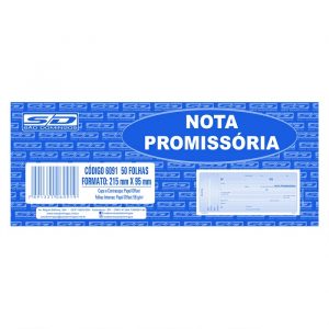 IMPRESSO NOTA PROMISSORIA SAO DOMINGOS 50FLS 6091
