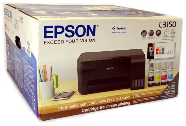 IMPRESSORA EPSON ECOTANK MULTIFUNCIONAL A4 L3150 33/15PPM