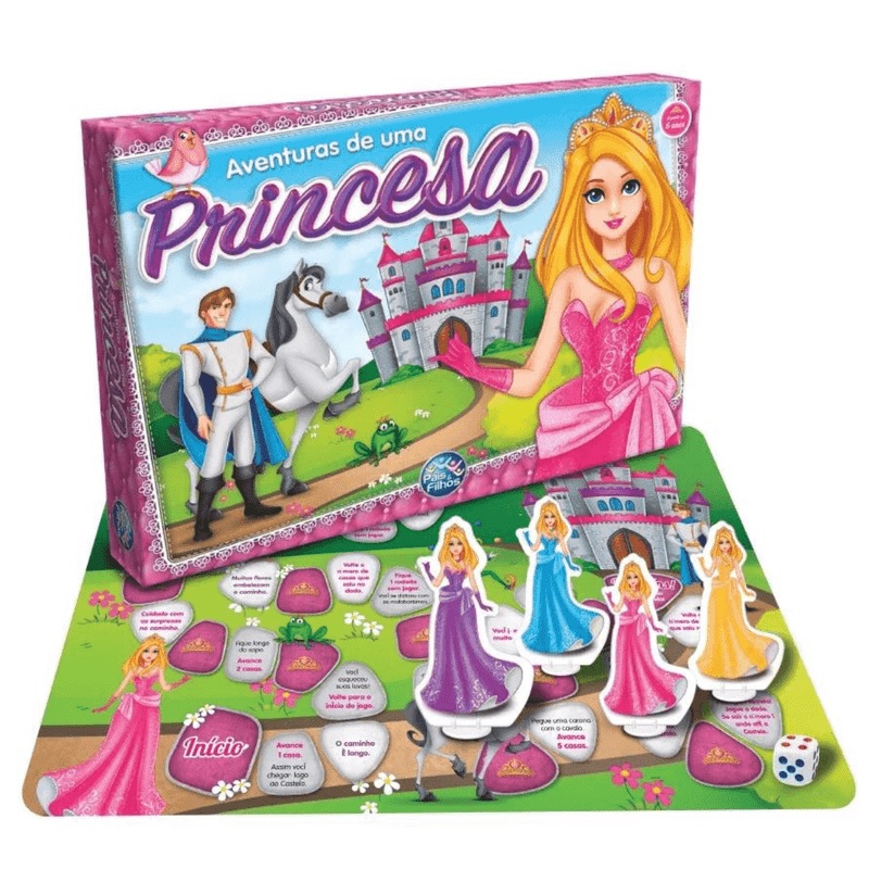 Jogo Aventuras De Uma Princesa 27 Peças – Pais & Filhos 28651