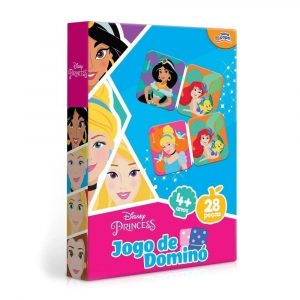 Jogo de Dominó Princesas 28 Peças Toyster 8009