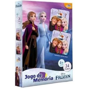 Jogo de Memoria Frozen 24 Pares Toyster 8030