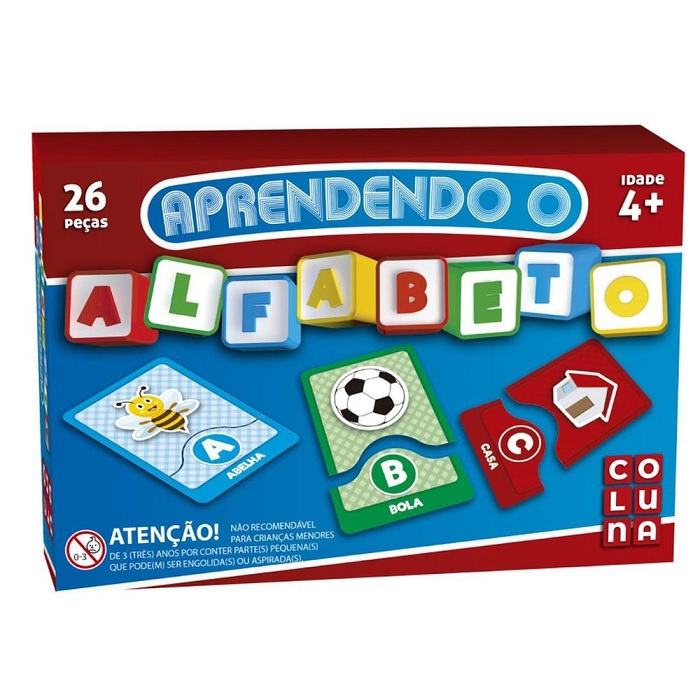 Jogo Educativo Tabuleiro Aprenda Alfabeto Brincando