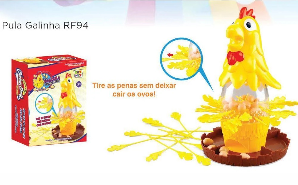 Jogo Pula Galinha Toy Mix RF94 338.4.99 - Papelaria Criativa